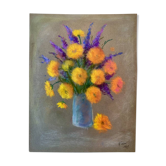 Nature morte aux soucis par Salomon de 1979
