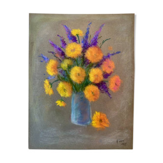 Still life with marigolds by Salomon 1979