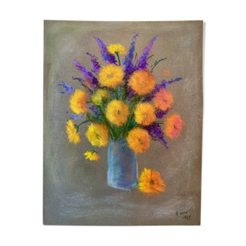 Still life with marigolds by Salomon 1979