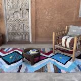 Colorful Moroccan rug - 146 x 272 cm