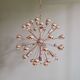 Chrome metal Sputnik chandelier, Space Age design, 1960.
