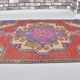 Tapis vintage noué à la main Oushak sku2586