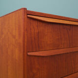 Teak chest of drawers, Danish design, 1970s, made in Denmark