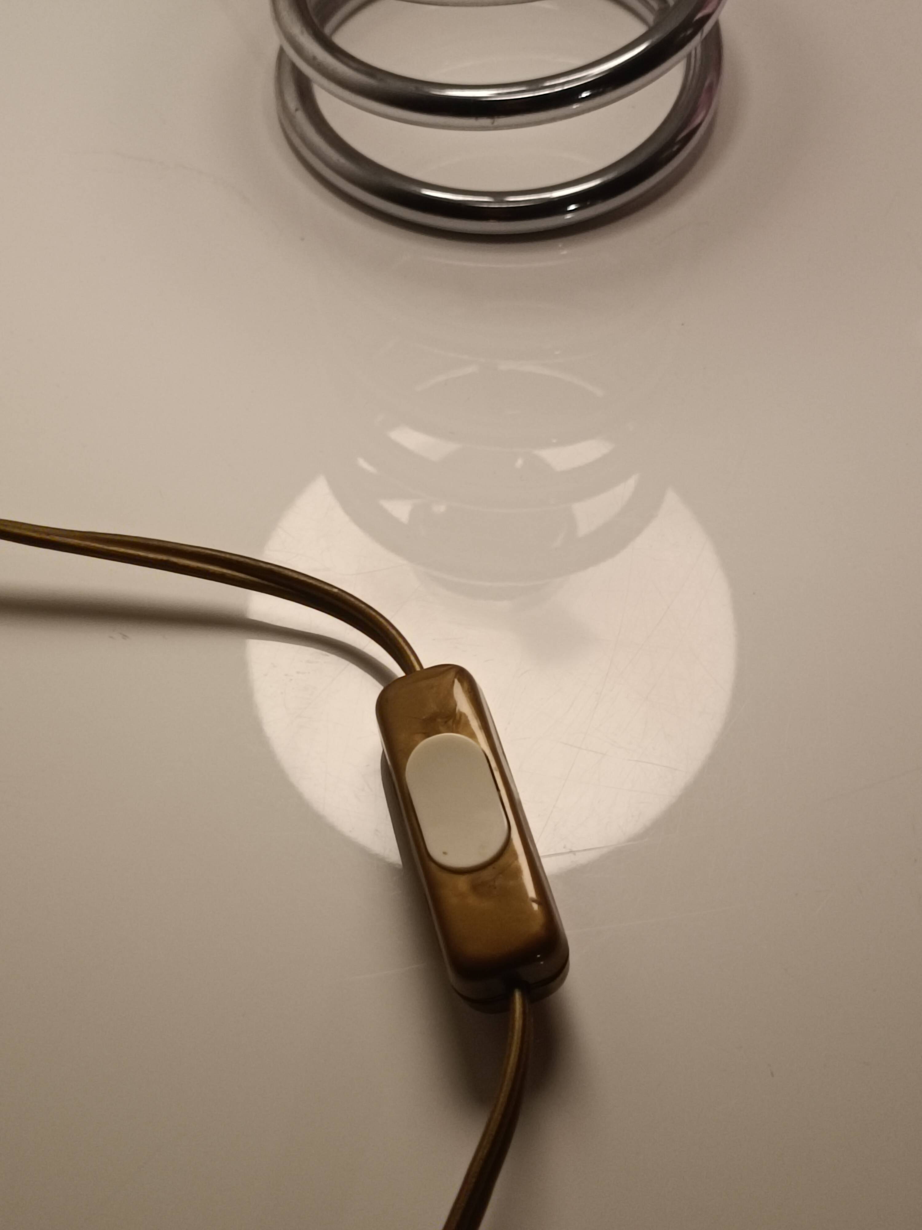 Spring lamp by Ingo Maurer for Honsel 1970s