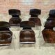 Set of 6 vintage stackable chairs pagwood Flötotto