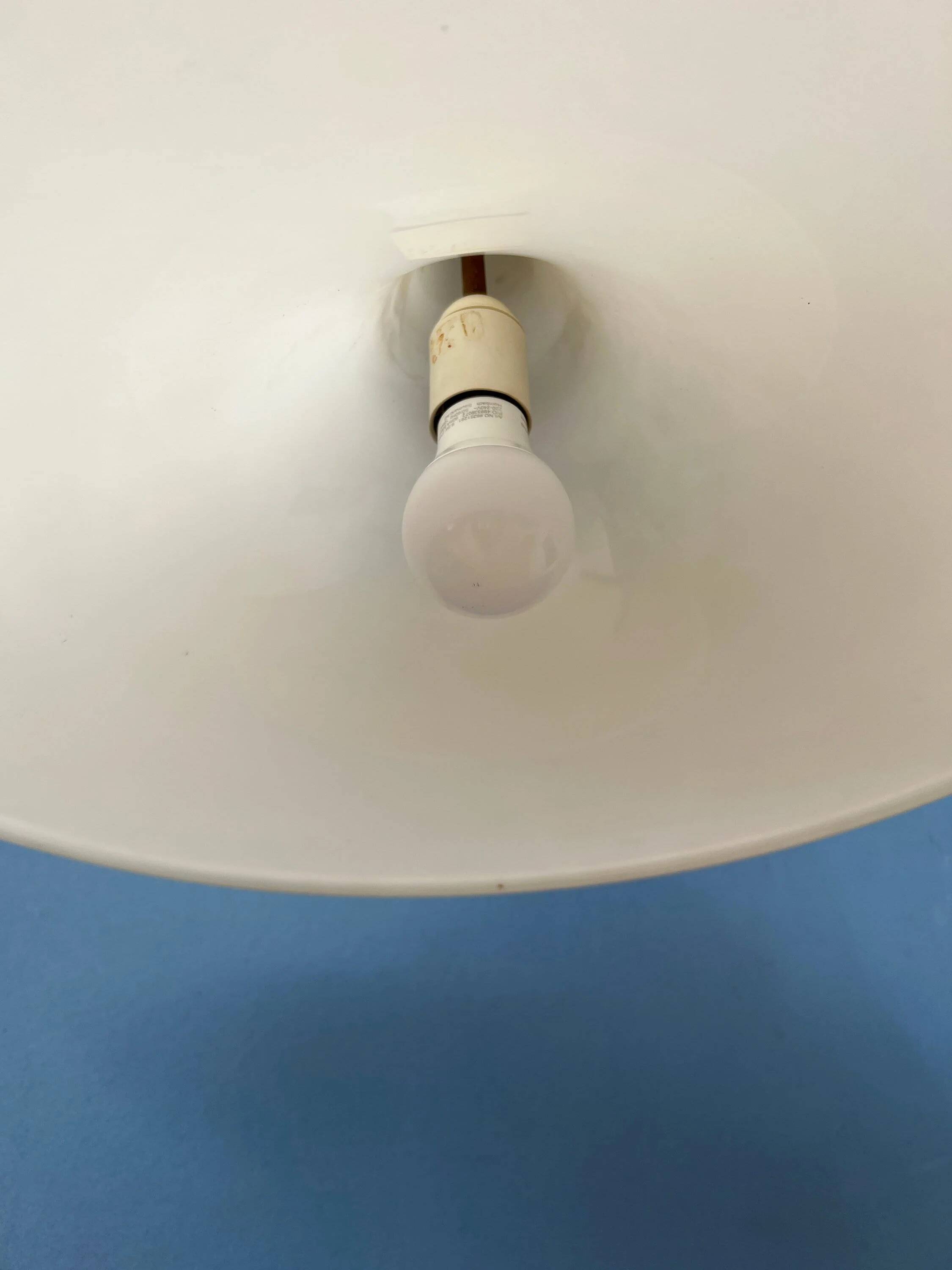 White Space Age Suspension "Witch Hat" Mid-Century