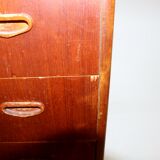 Commode-chiffonnier "Tallboy" en teck, Suède, 1950