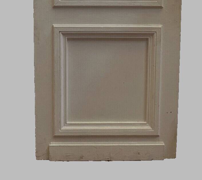 Double-sided passage door with two molded panels 20th century