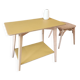 Vintage side table with tapered legs