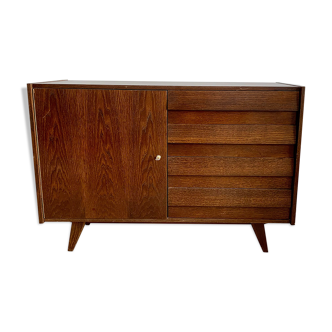 Vintage oak chest of drawers Jiri Jiroutek 1960