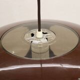 Space age bug eye ufo lamp *** Massive Belgium *** chocolat brown colour **