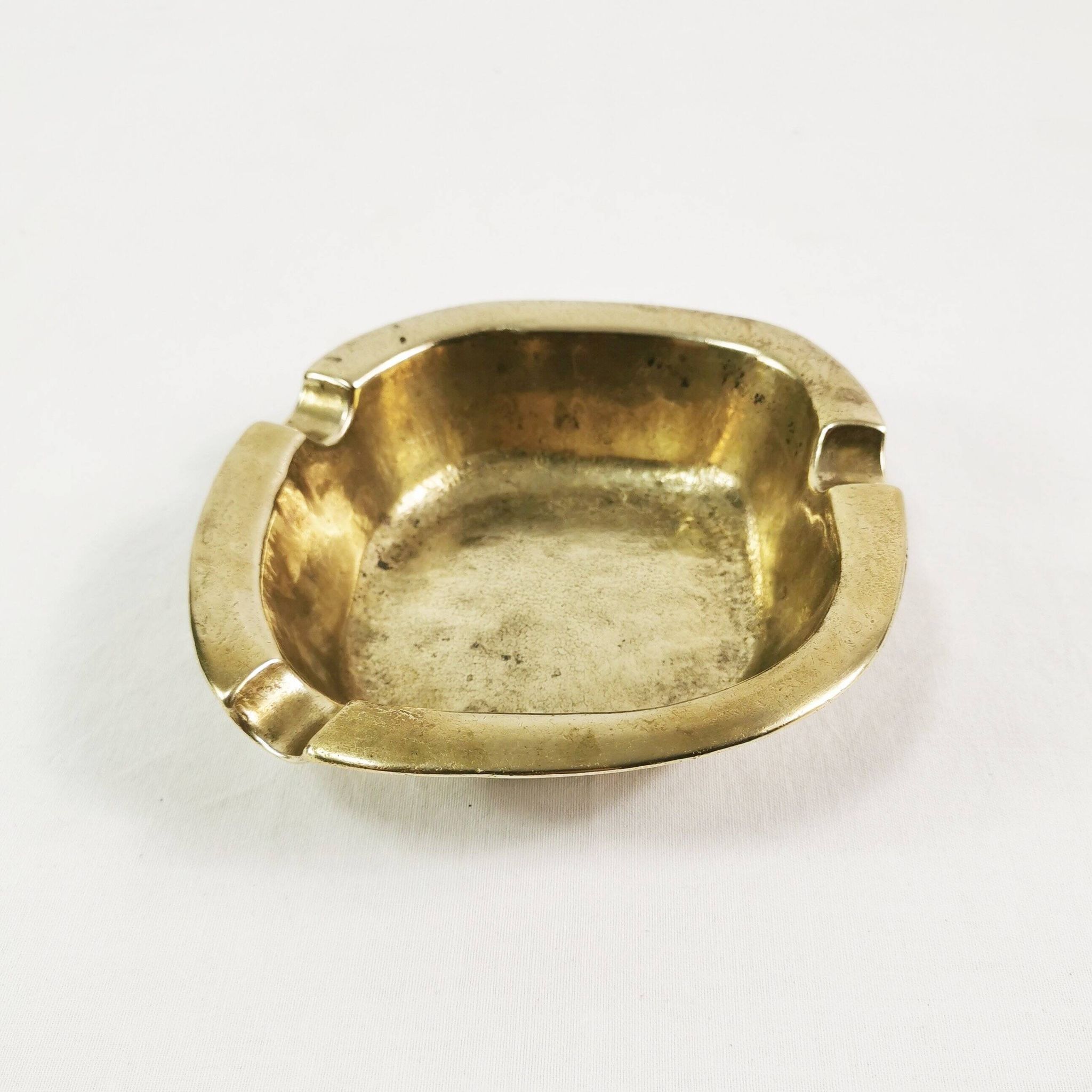 Art Deco brass ashtray, Germany, 1960s