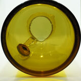 Scandinavian yellow glass pitcher