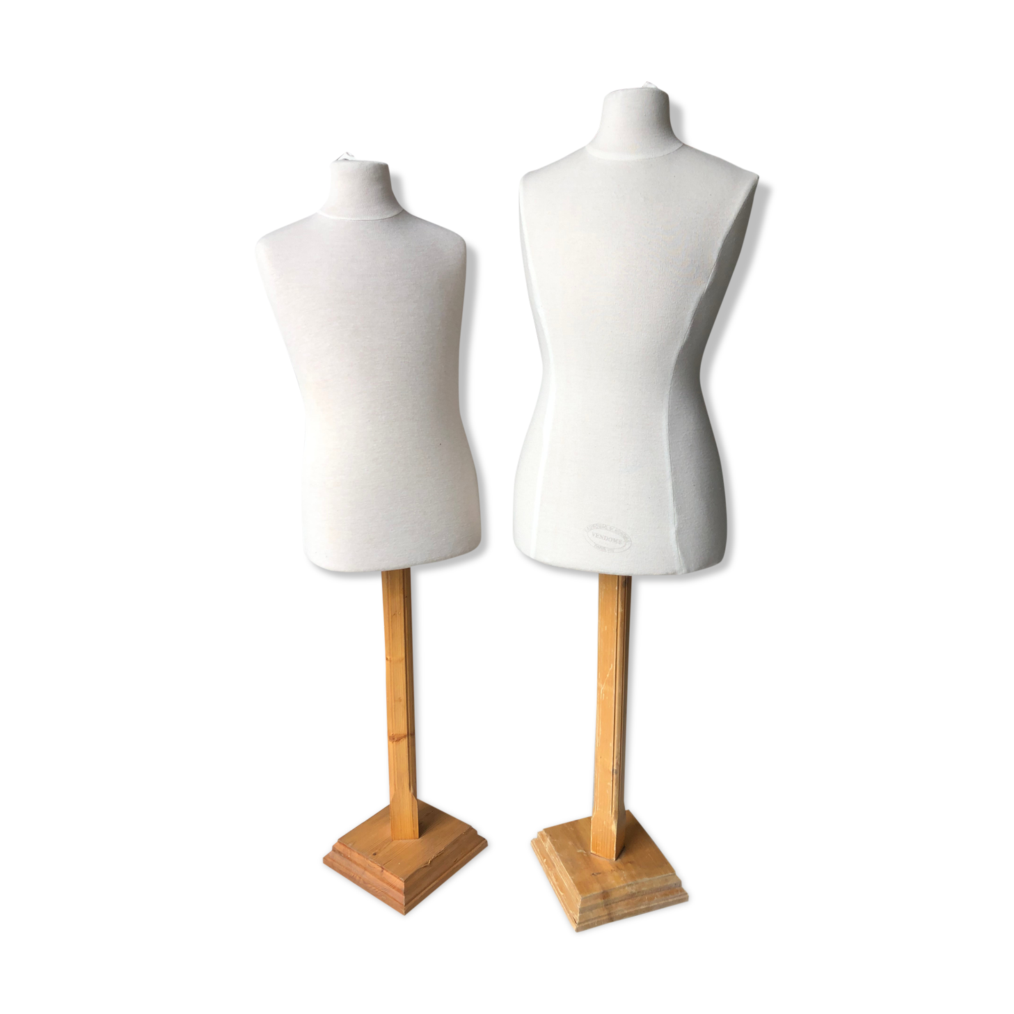 Paire de mannequins