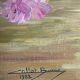 bouquet of flowers - oil or acrylic on canvas, signed Collot Bernard 1982