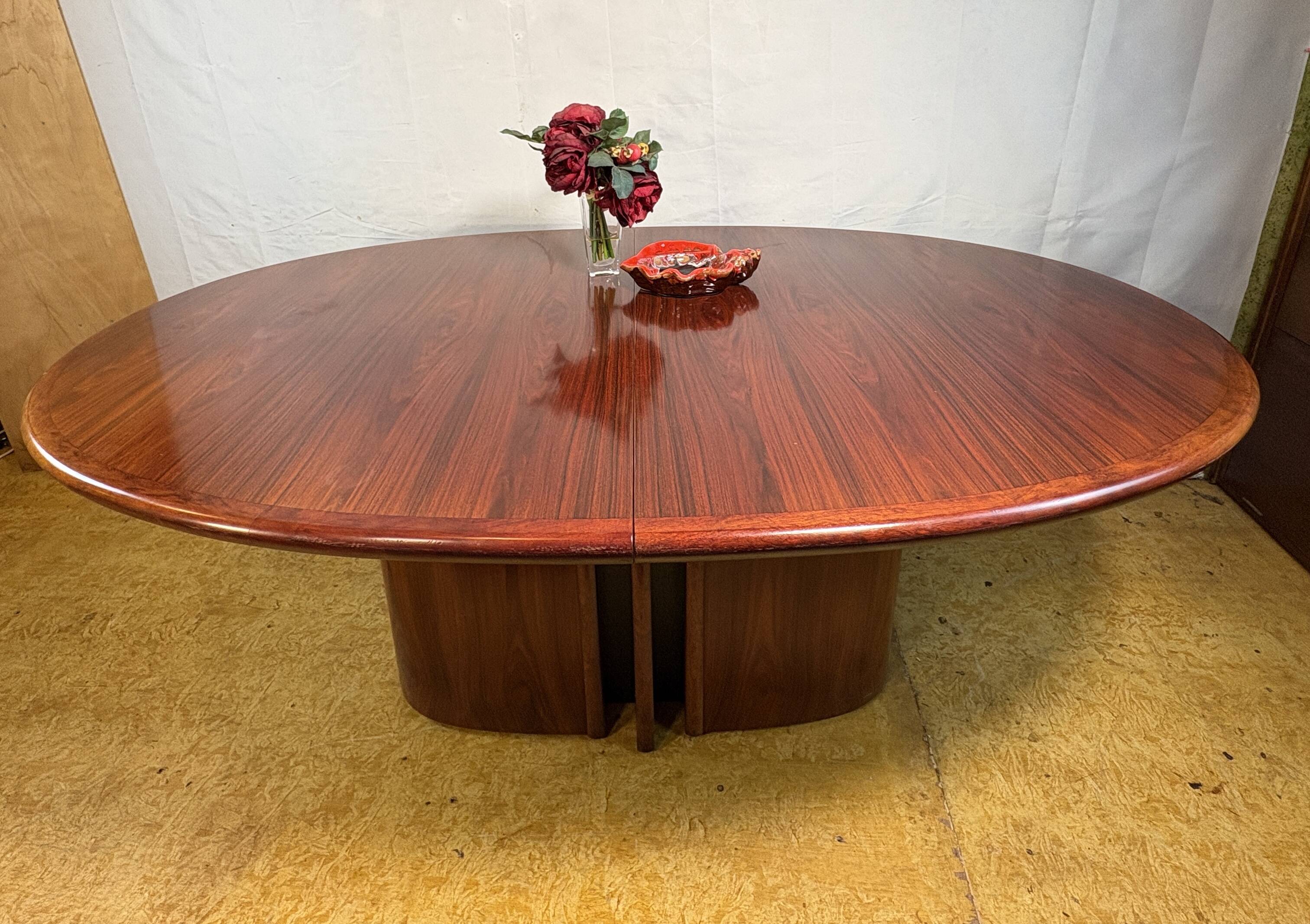 Exceptional Skovby Danish Rosewood Dining Table | Mid-Century | Sculptural