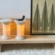Pair of bright sofa ends