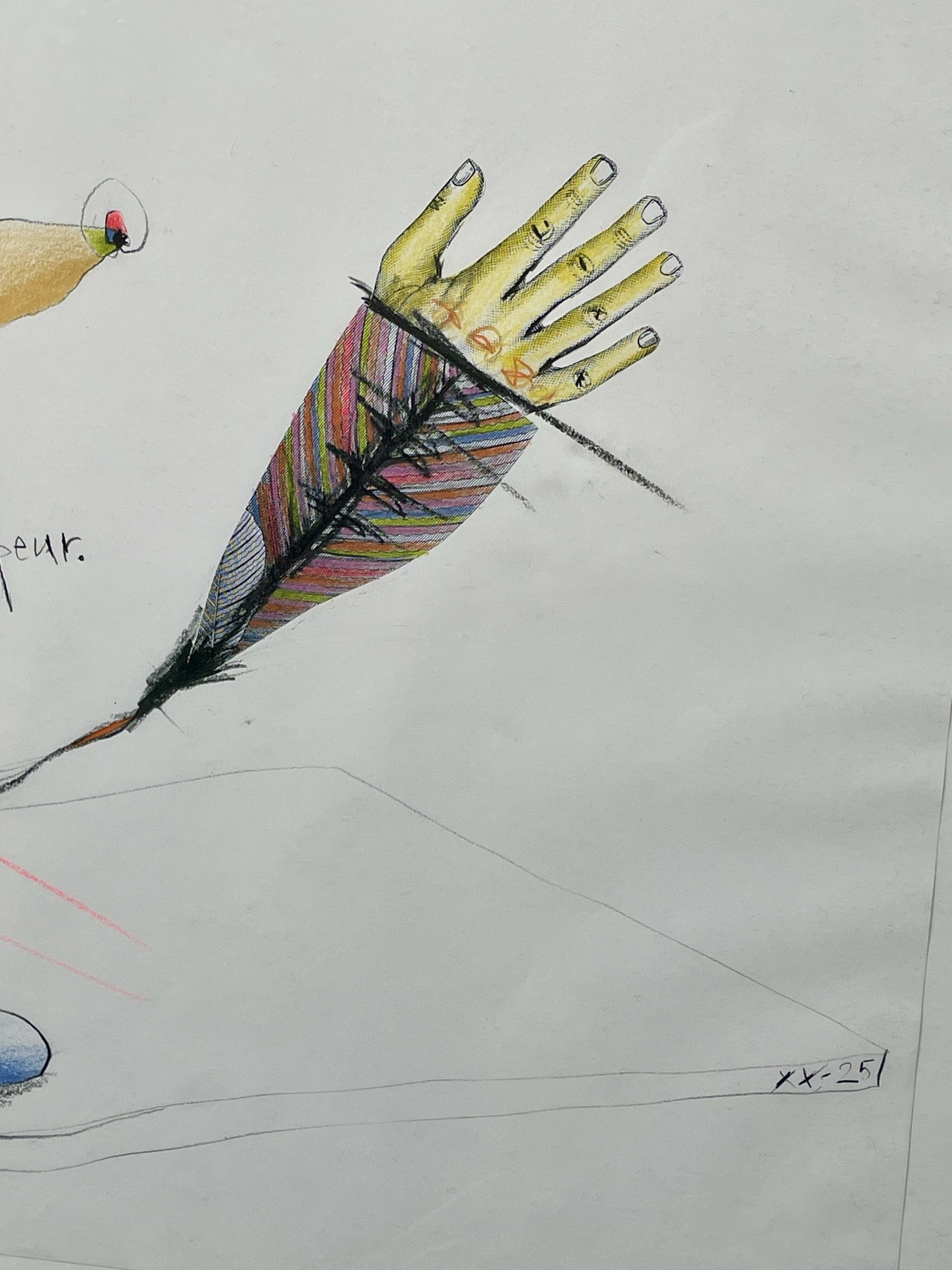 Painting "The Fear Catcher" by XX.25 - Alexandra Loewe