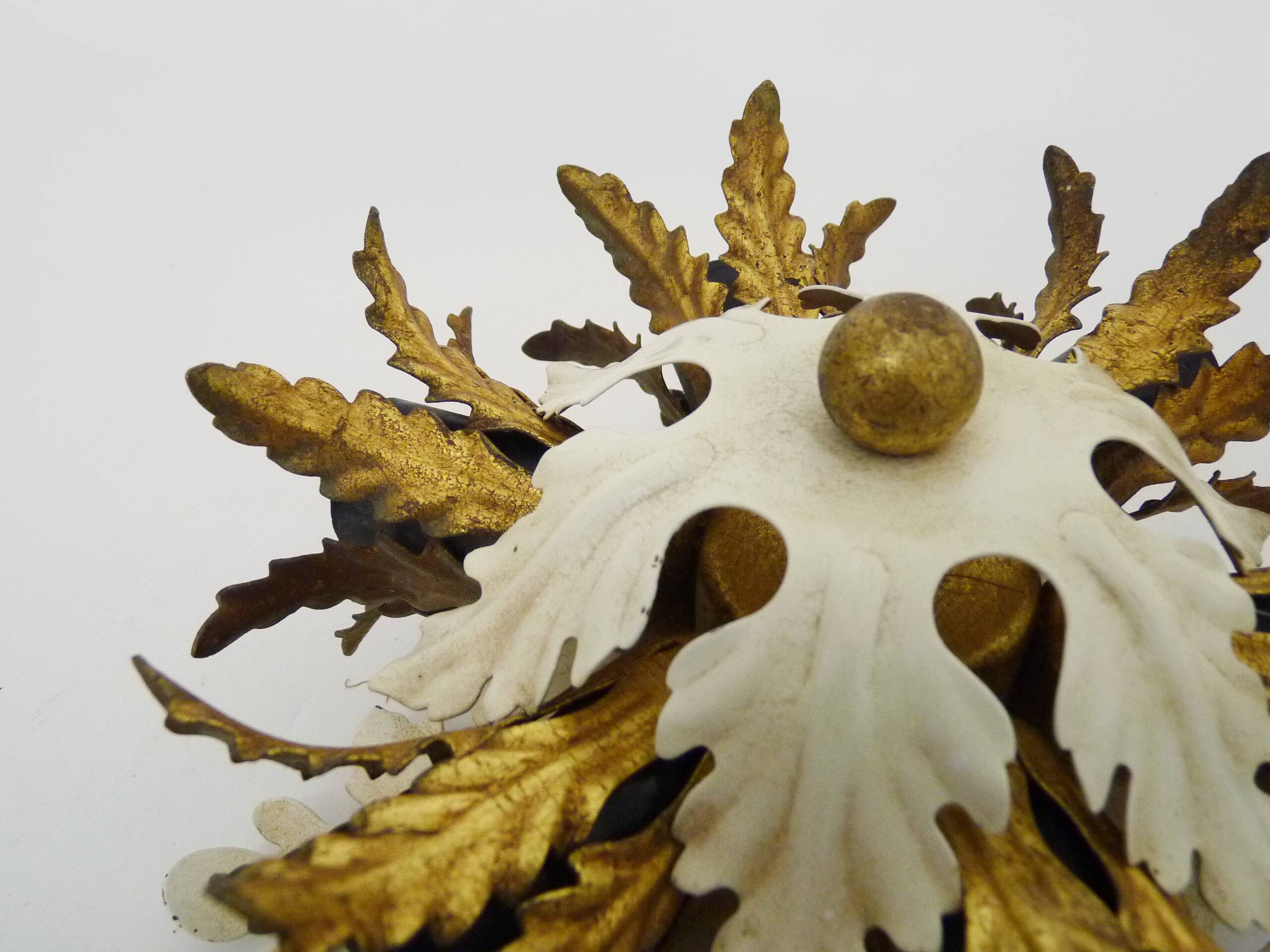 Applique ou plafonnier de Banci Firenze à 6 feux, Italie, années 1950