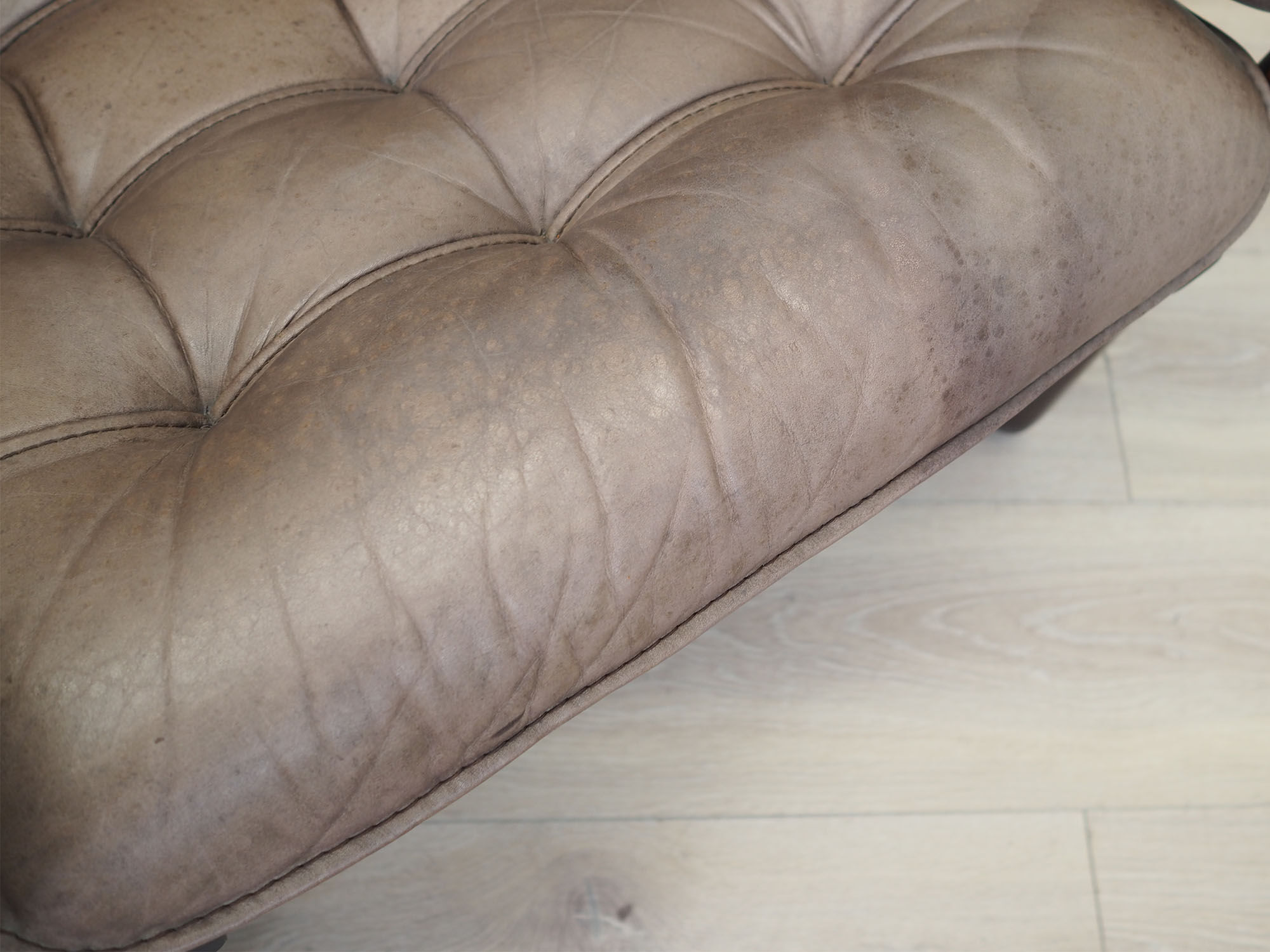 Leather armchair, Danish design, 1960s, manufactured by Genega Møbler