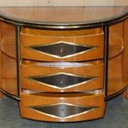Buffet Demi-lune Satinwood & Laiton Colombo Mobili