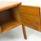 Bureau danois en teck avec porte et tiroirs par Bornholm, années 1970