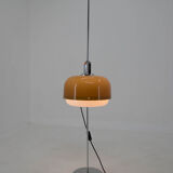 Midcentury  Floor Lamp by Meblo Designed by Harvey Guzzini, Italy, 1970s