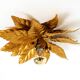 Rare large gold-plated Hans Kögl Florentine-style ceiling or wall lamp from