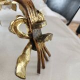 Bronze chandelier wall lights x 2