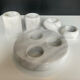Set of 5 vintage marble candlesticks