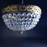Louis XVI style tassel basket ceiling lamp