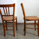 Paire de chaises bistro vintage
