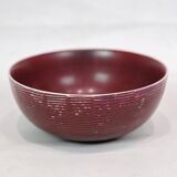 Ceramic Bowl Model 20.717 Made In Oxblood Colored Glaze By Axel Salto For Royal Copenhagen