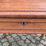 Oak sloping secretary
