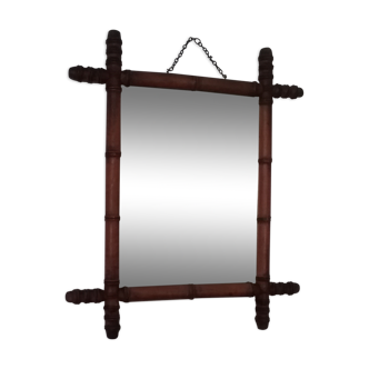 Old wooden mirror 52x43cm
