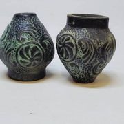 Pair of Small Decorative Vases in Terracotta, Ancient Greek Style