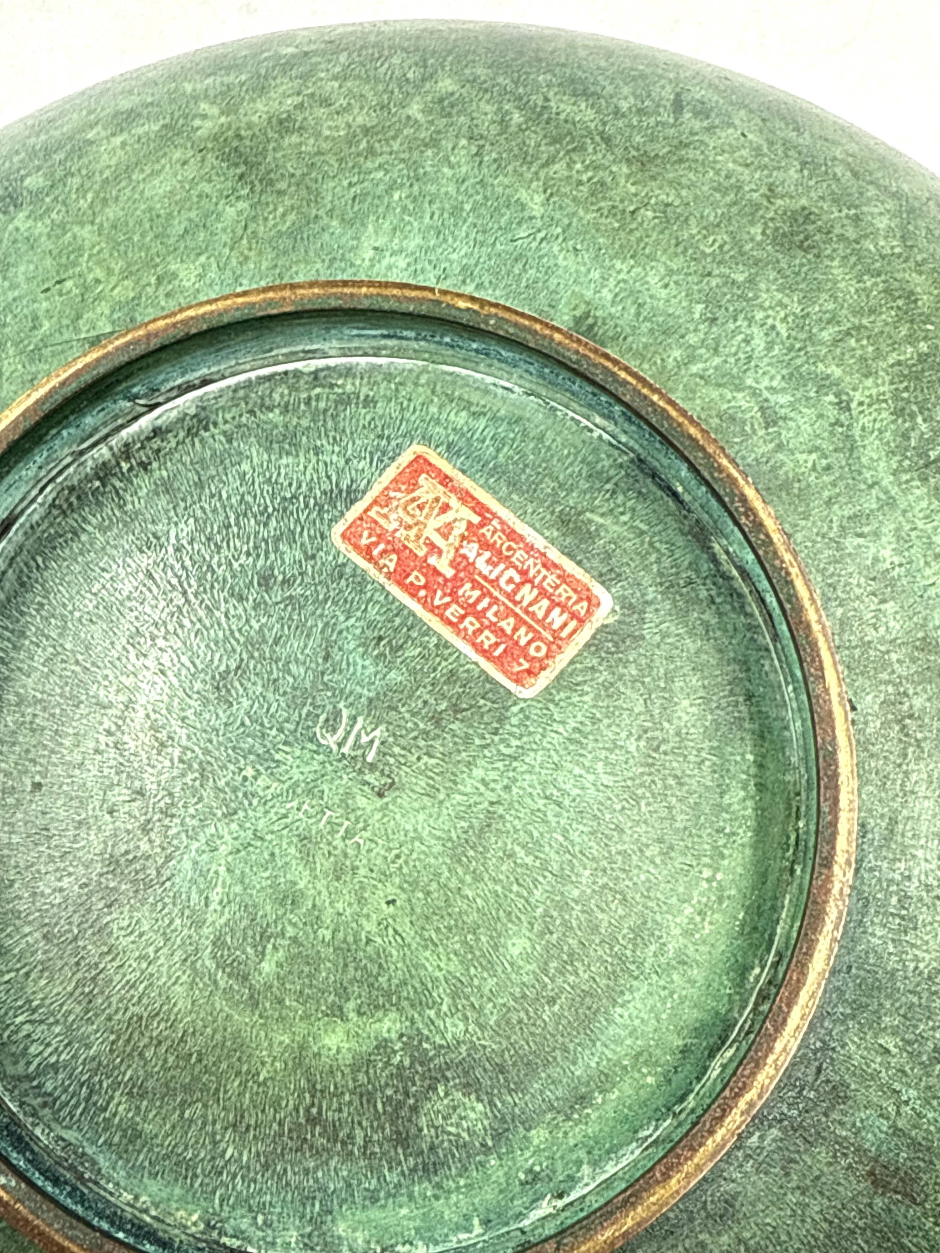 Art Deco bronze vase, Italy ca. 1930s