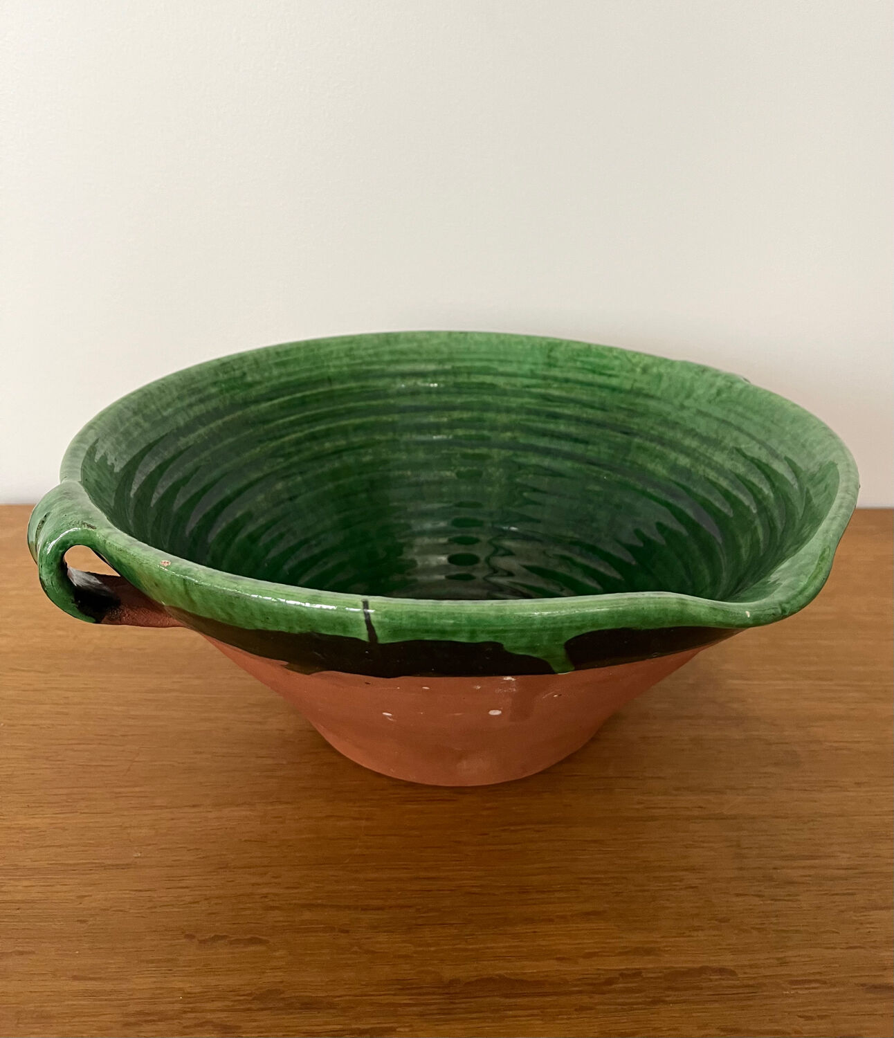 Large glazed "Tian" dish, diameter 32cm