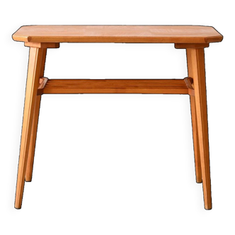 Decorative birch coffee table with magazine rack