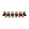 Série de 6 chaises Tulip de Saarinen pour Knoll International
