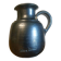Black enameled ceramic pitcher "Jean Marais"