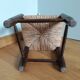 Chaise paillée enfant