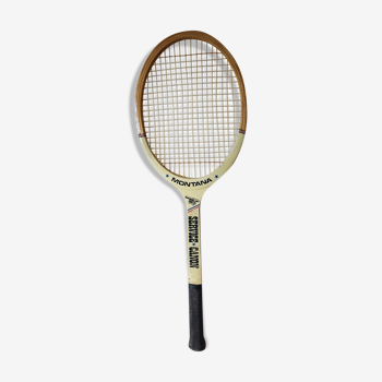 Vintage tennis racket service canon