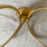 Towel rack golden rings