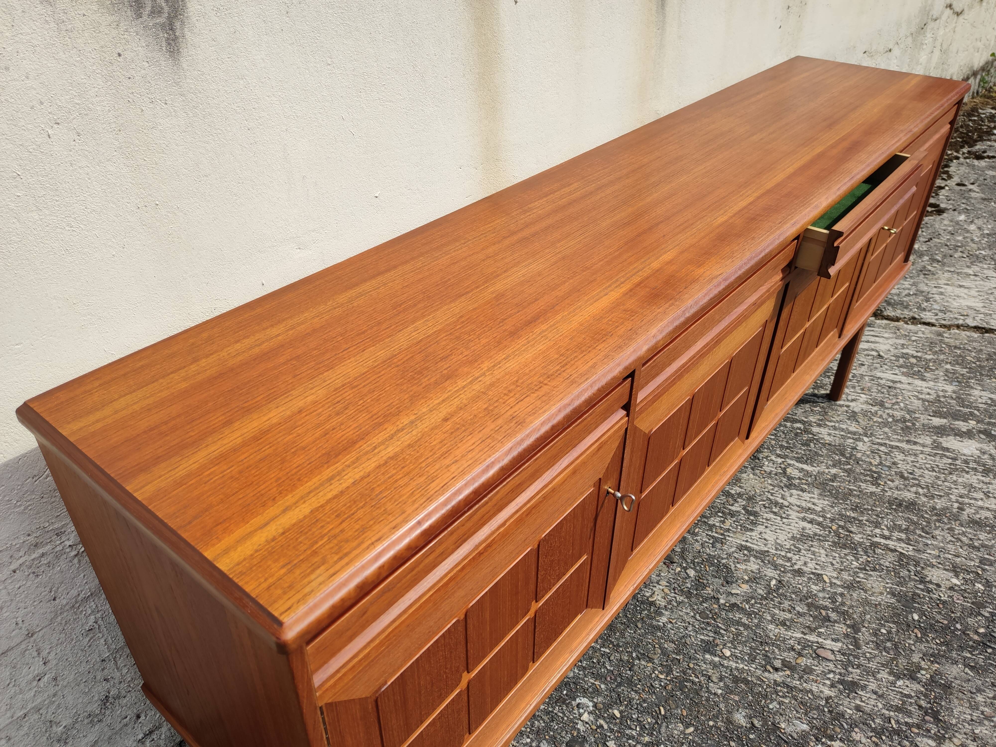 Scandinavian teak strand Nordas Bruk Norway 1960s