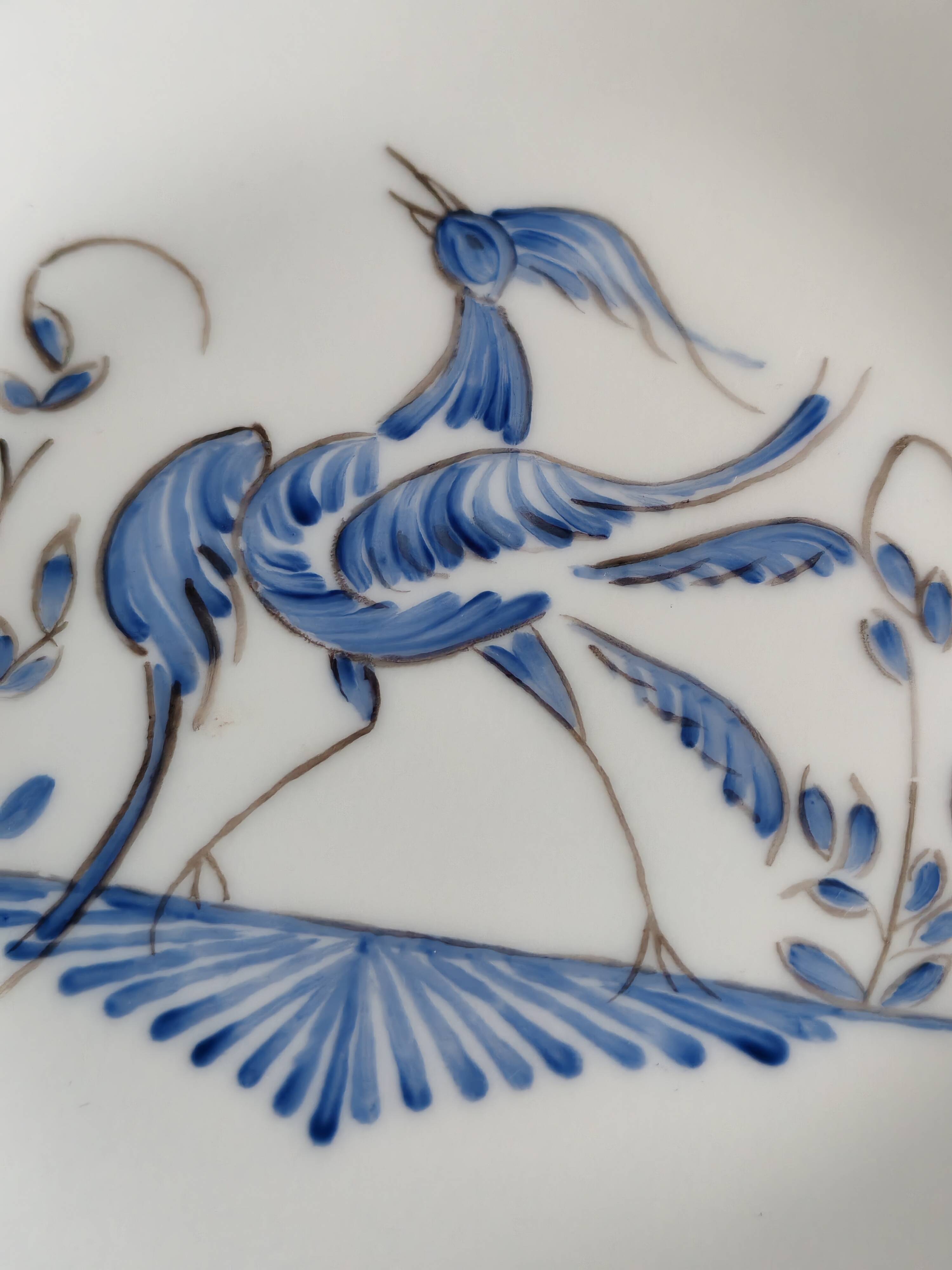 Limoges Porcelain Footed Plate