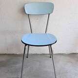 Chaise formica bleue