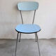 Chaise formica bleue