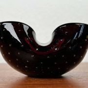 Vintage Italian Bullicante Ashtray in Murano Glass, 1970s