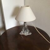 Crystal foot bedside lamp